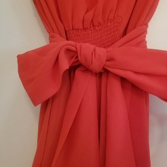 Coral Summery Dress 🌺 - Picture 6 of 8